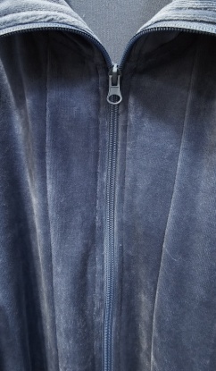 Damella of Sweden Luxury Velour Zip Housecoat